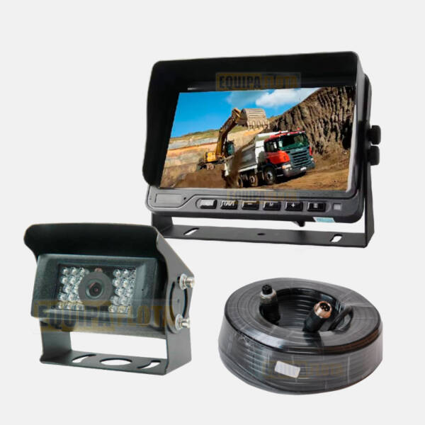 Kit monitor 7" Heavy Duty + cámara + cable